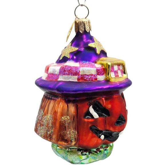 Christopher Radko Jackie O Lantern Halloween Christmas Tree Ornament 98-101 - Picture 3 of 10